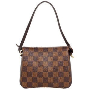Louis Vuitton Damier Ebene Brown Truth Makeup Accessory Clutch Bag